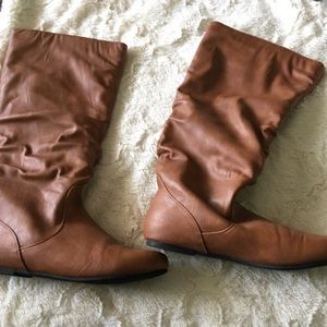 Tan boots